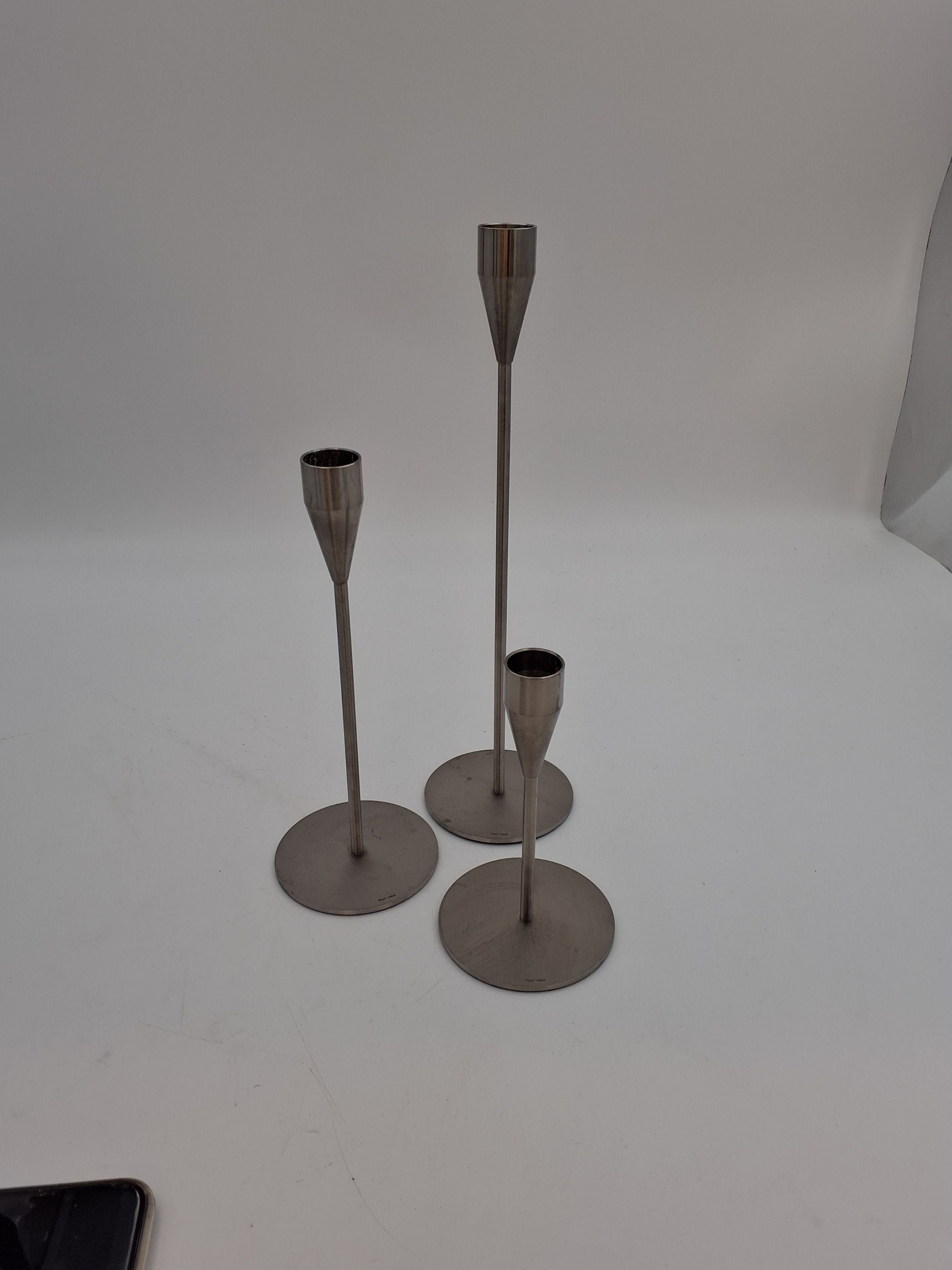 3 Piet Hein lysestager